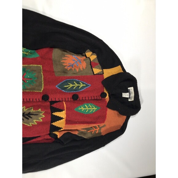 Vintage Victoria Harbour Fall Leaves Sweater Size 1x - Picture 4 of 7